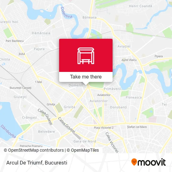 Arcul De Triumf map