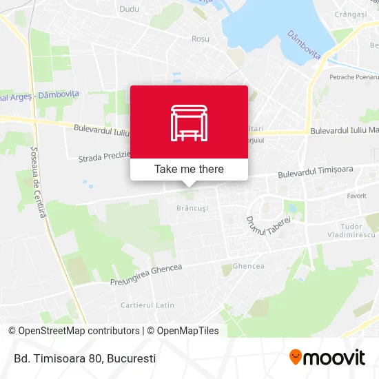 Bd. Timisoara 80 map