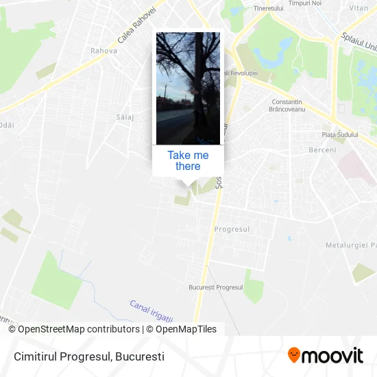 Cimitirul Progresul map