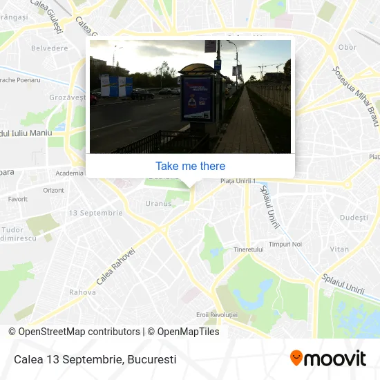 Calea 13 Septembrie map