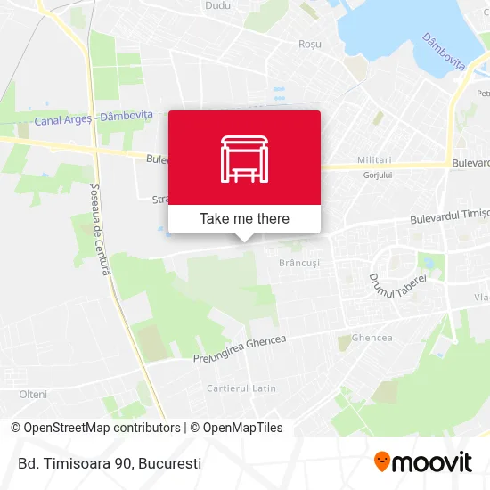 Bd. Timisoara 90 map