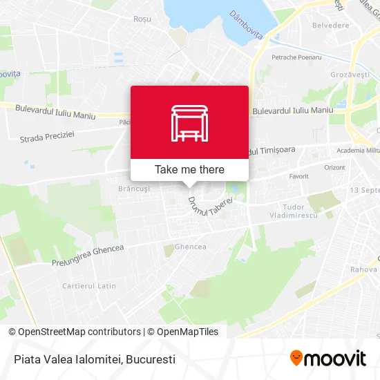 Piata Valea Ialomitei map