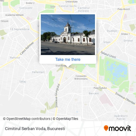 Cimitirul Serban Voda map