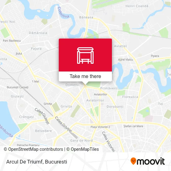Arcul De Triumf map