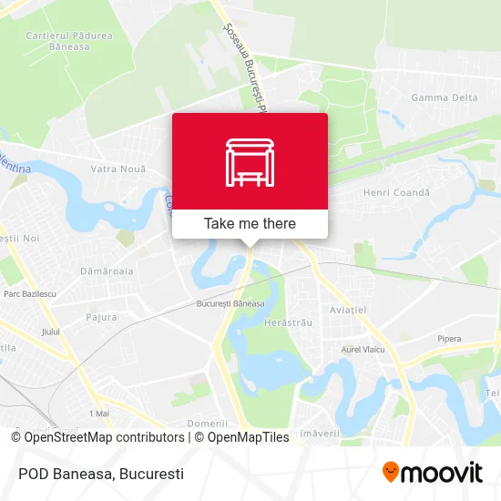 POD Baneasa map