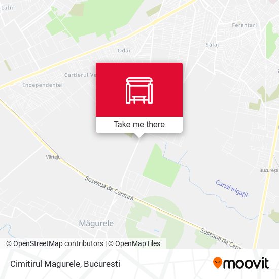 Cimitirul Magurele map