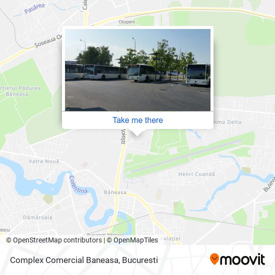 Complex Comercial Baneasa map