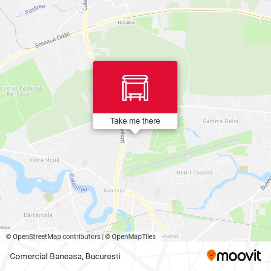 Comercial Baneasa map