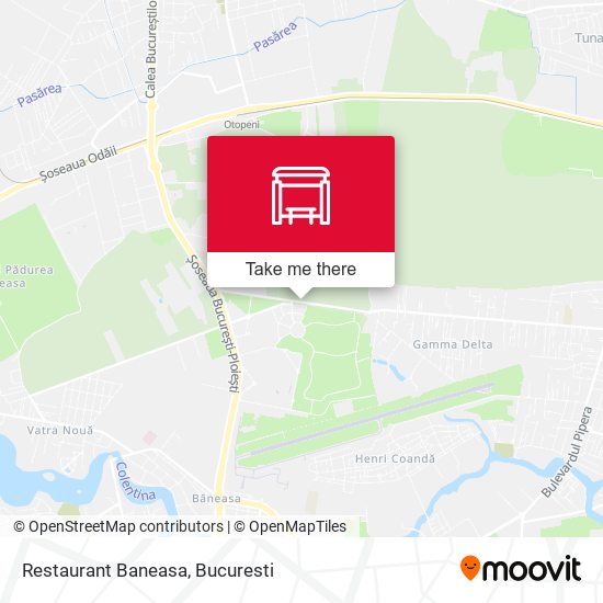 Restaurant Baneasa map