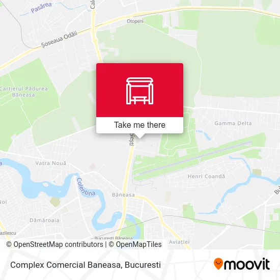Complex Comercial Baneasa map