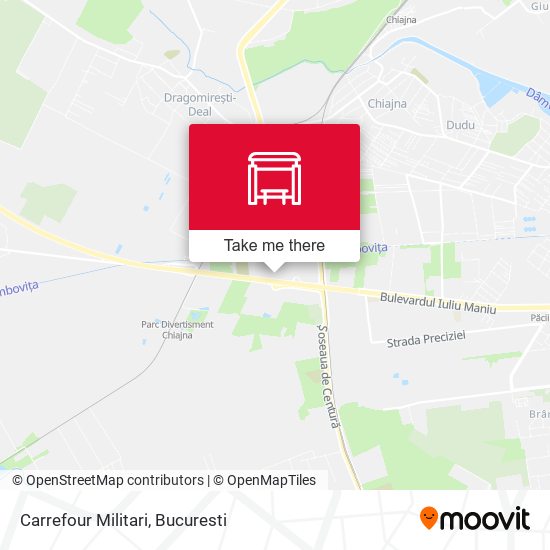 Carrefour Militari map