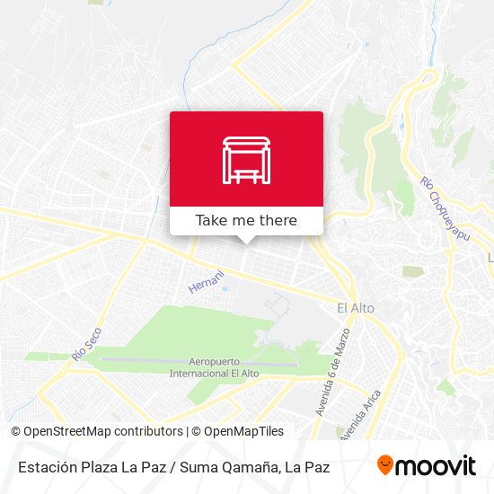 Estación Plaza La Paz / Suma Qamaña map