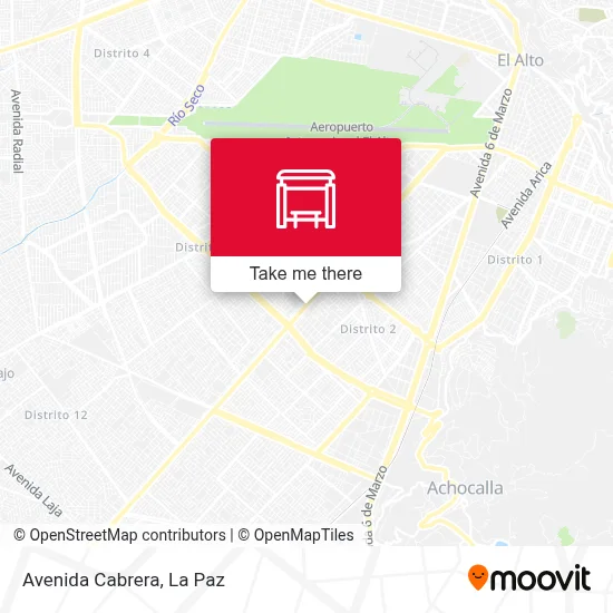 Avenida Cabrera map