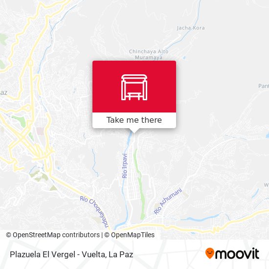 Plazuela El Vergel - Vuelta map