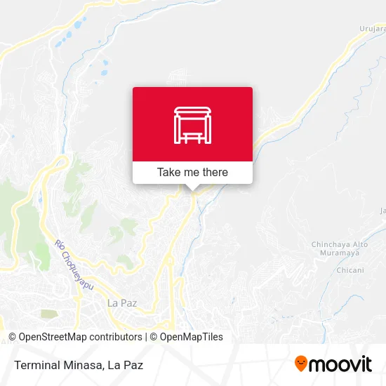 Mapa de Terminal Minasa