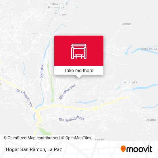Hogar San Ramon map
