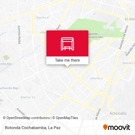 Rotonda Cochabamba map