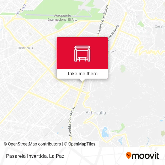 Pasarela Invertida map