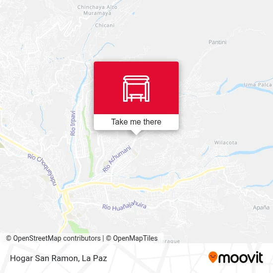 Hogar San Ramon map