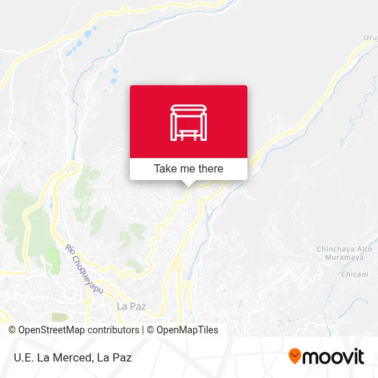 U.E. La Merced map