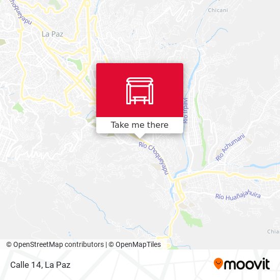 Mapa de Calle 14