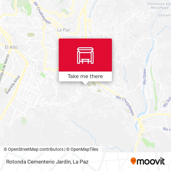 Mapa de Rotonda Cementerio Jardín