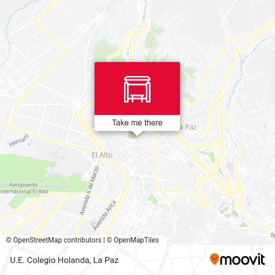 Mapa de U.E. Colegio Holanda