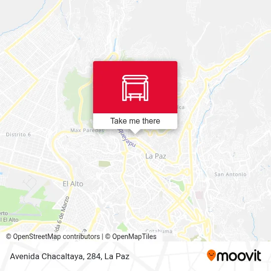 Avenida Chacaltaya, 284 map