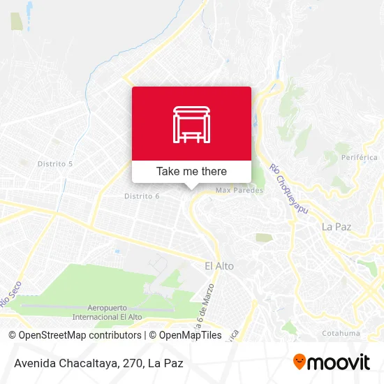 Avenida Chacaltaya, 270 map