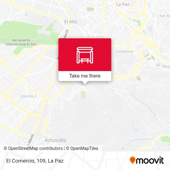 El Comercio, 109 map