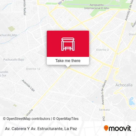 Av. Cabrera Y Av. Estructurante map