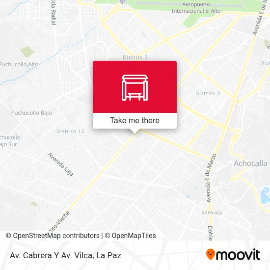 Av. Cabrera Y Av. Vilca map