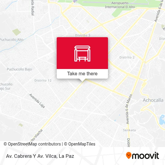 Av. Cabrera Y Av. Vilca map
