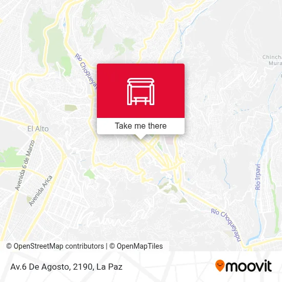 Mapa de Av.6 De Agosto, 2190