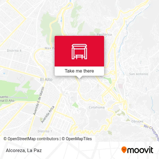 Alcoreza map