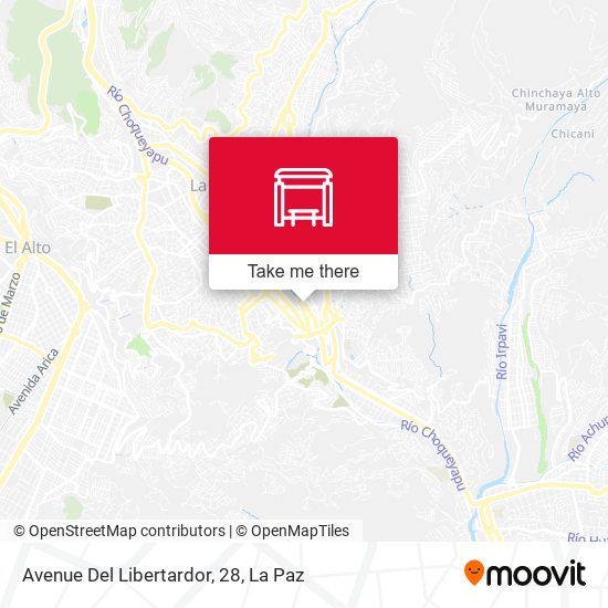 Mapa de Avenue Del Libertardor, 28