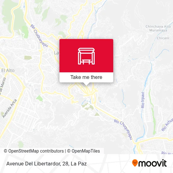 Mapa de Avenue Del Libertardor, 28