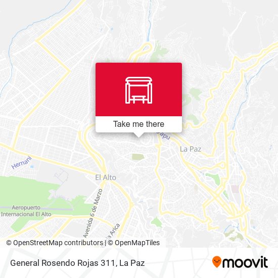 General Rosendo Rojas 311 map
