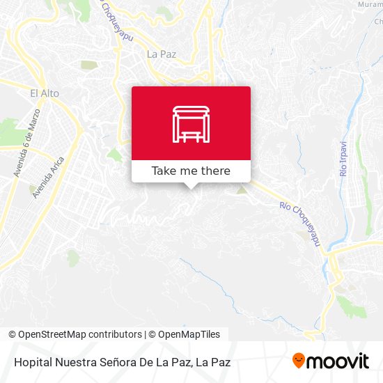Hopital Nuestra Señora De La Paz map