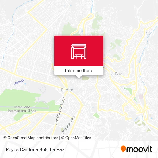 Reyes Cardona 968 map