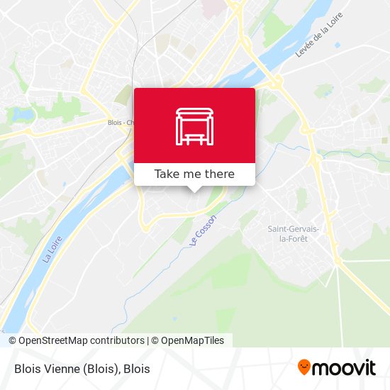 Blois Vienne map