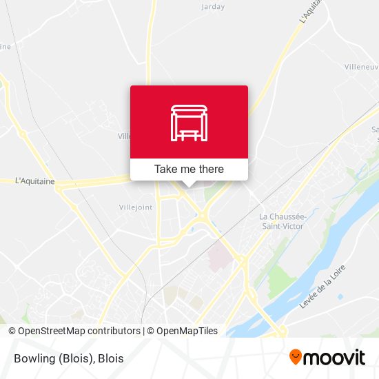 Bowling (Blois) map
