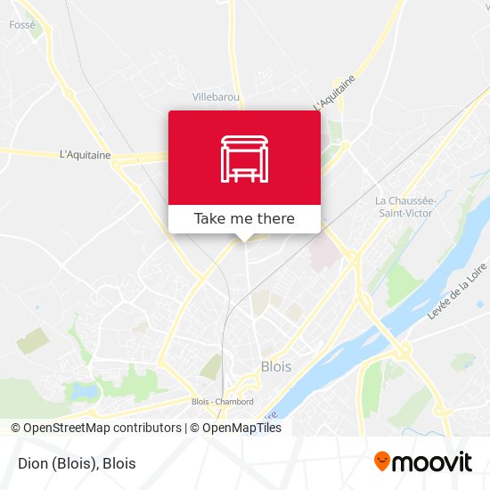 Mapa Dion (Blois)