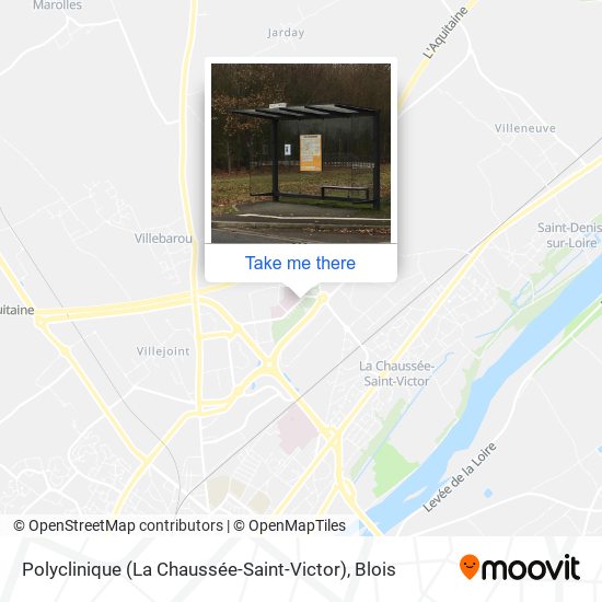 Polyclinique (La Chaussée-Saint-Victor) map
