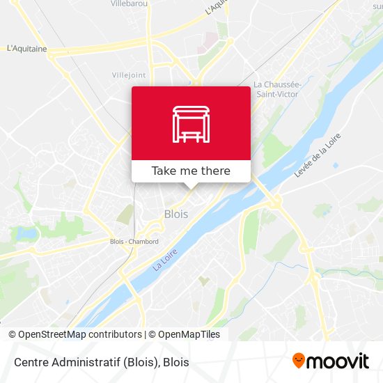 Mapa Centre Administratif (Blois)