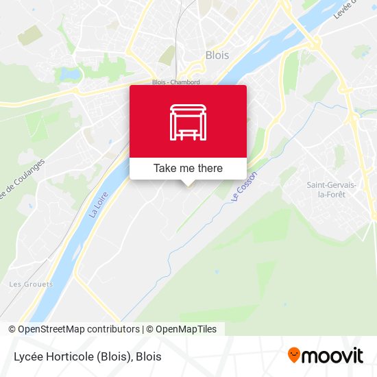 Lycée Horticole (Blois) map