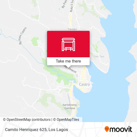 Camilo Henríquez 625 map