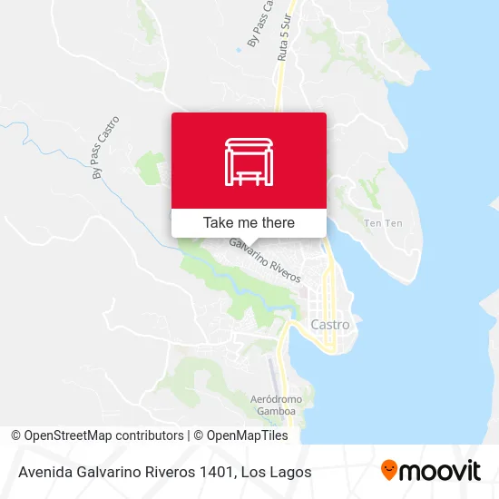 Avenida Galvarino Riveros 1401 map
