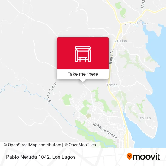 Pablo Neruda 1042 map
