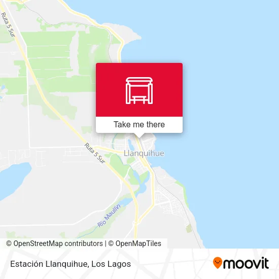 Mapa de Estación Llanquihue
